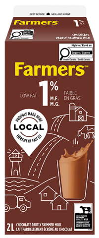 2L FARMERS CHOCOLATE MILK 1%