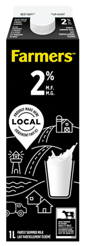 1L FARMERS MILK 2%