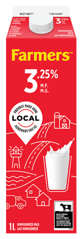 1L FARMERS MILK 3.25%
