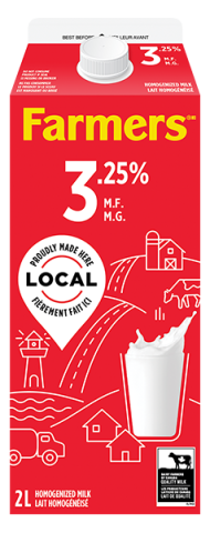 2L FARMERS MILK 3.25%