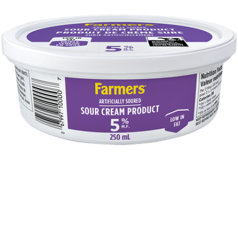 FARMERS SOUR CREAM 5% 250ML