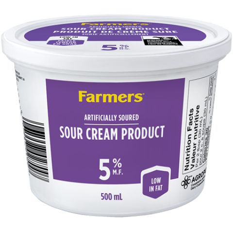 500ML FARMERS CRÈME SURE 5%