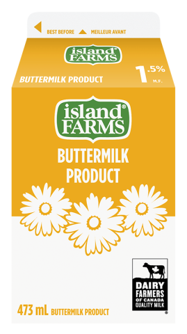 473ML ISLAND FARMS BUTTERMILK PRODUCT 1.5%