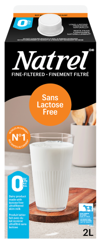 2L NATREL LACTOSE FREE MILK 0%