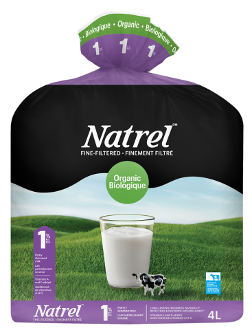 4L NATREL LAIT BIOLOGIQUE 1%