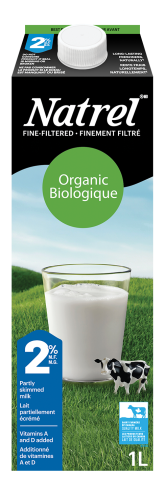 1L NATREL LAIT BIOLOGIQUE 2%