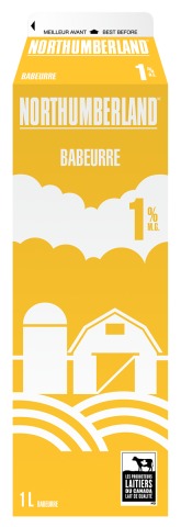 1L NORTHUMBERLAND LAIT DE BEURRE DE CULTURE 1%
