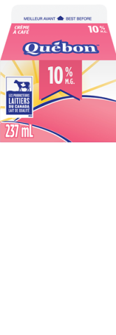 237ML CRÈME A CAFÉ 10% QUEBON