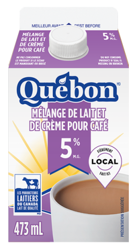 473ML MEL LAIT X CRÈME 5% QUEBON