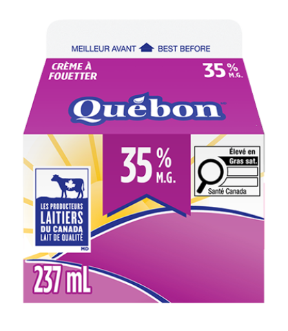 237ML CRÈME 35% QUEBON