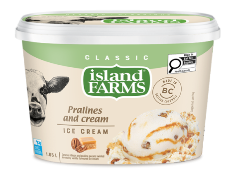 Island Farms Pralines and Cream Ice Cream 1.65L