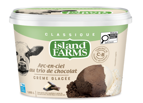 1.65L TRIPLE CHOCOLAT ARC-EN-CIEL ISLAND FARMS