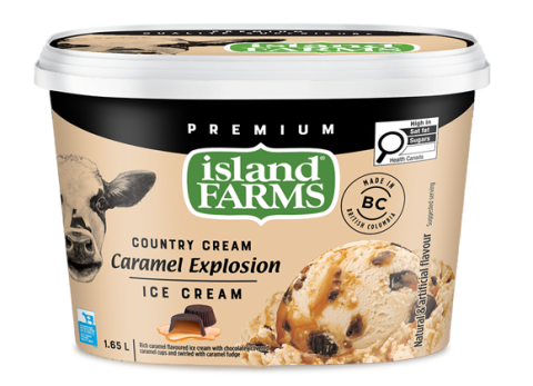 explosion de caramel