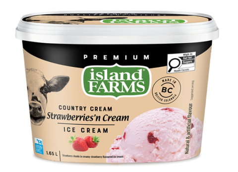 Island Farms Premium Strawberry and Cream