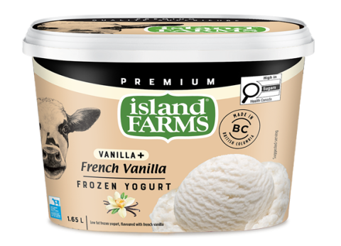 1.65L FROZ YOGURT FRENCH VANILLA ISLAND FARMS
