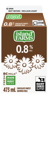 473ML ISLAND FARMS CHOCOLATE MILK 0.8%
