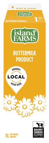 1L ISLAND FARMS PRODUIT DE LAIT DE BEURRE 1,5%
