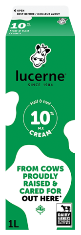 1L LUCERNE CRÈME 10%