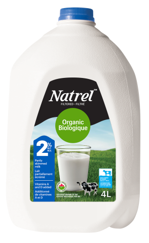 4L NATREL LAIT BIOLOGIQUE 2% PLASTIQUE