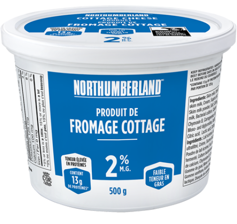 500g cottage north 2%