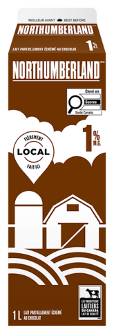 1L NORTHUMBERLAND LAIT AU CHOCOLAT 1%