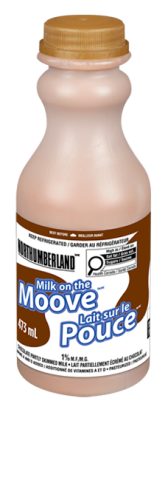 473ML NORTHUMBERLAND CHOCOLATE MILK 1% BOTTLE