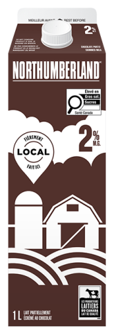 1L NORTHUMBERLAND LAIT AU CHOCOLAT 2%