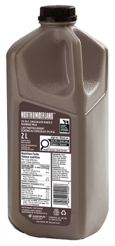 2L NORTHUMBERLAND CHOCOLATE MILK 2% JUG