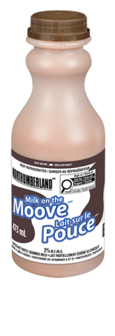 473ML NORTHUMBERLAND CHOCOLATE MILK 2% BOTTLE