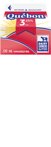 200ML QUÉBON MILK 3.25%