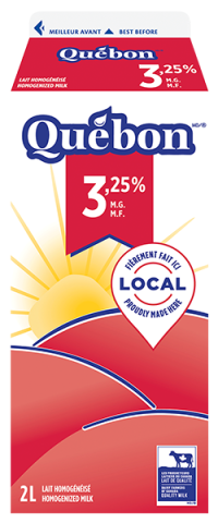 2L QUÉBON LAIT 3,25%