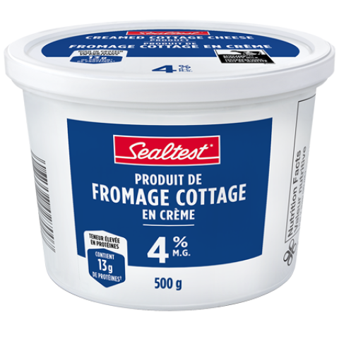 500G SEALTEST PRODUIT DE FROMAGE COTTAGE 4%