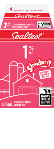 473ML SEALTEST STRAWBERRY MILK 1%