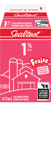 473ML SEALTEST LAIT AUX FRAISES 1%