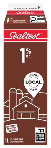 1L SEALTEST LAIT AU CHOCOLAT 1%