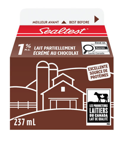 237ML SEALTEST LAIT AU COCOLAT 1%