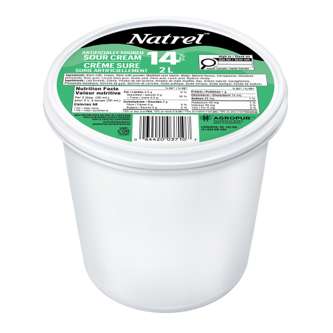2L NATREL CRÈME SÛRE 14%