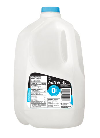 4L NATREL MILK 0% JUG 
