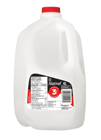 4L NATREL MILK 3.25% JUG