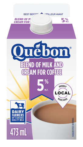 473ML MEL LAIT X CRÈME 5% QUEBON