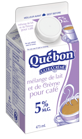 473ML MEL LAIT X CRÈME 5% QUEBON