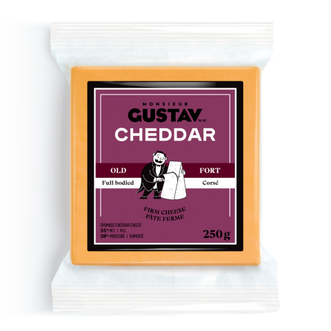 Cheddar Fort coloré Monsieur Gustav 16 X 250G