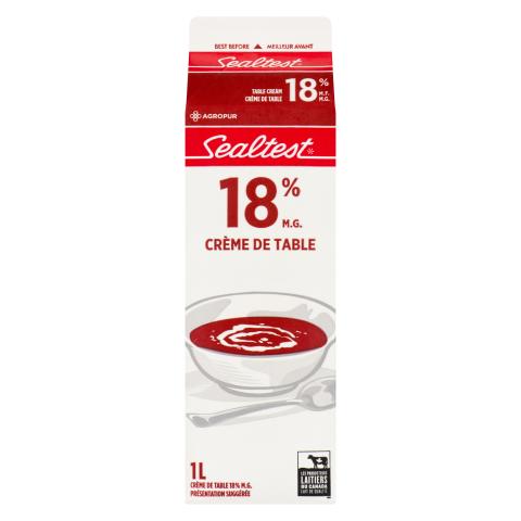 1L SEALTEST CRÈME 18%