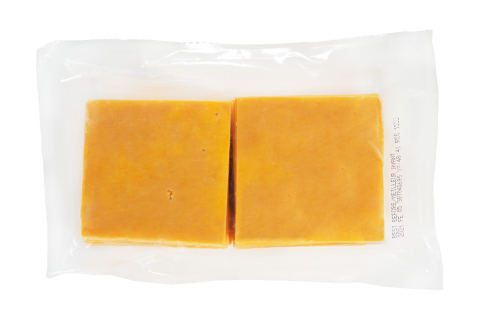 FROMAGE CHEDDAR MI-FORT EN TRANCHES, 34%M.G. 39%HUM., (20G) 12X400G