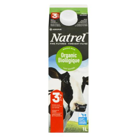 1L NATREL LAIT BIOLOGIQUE 3,8%