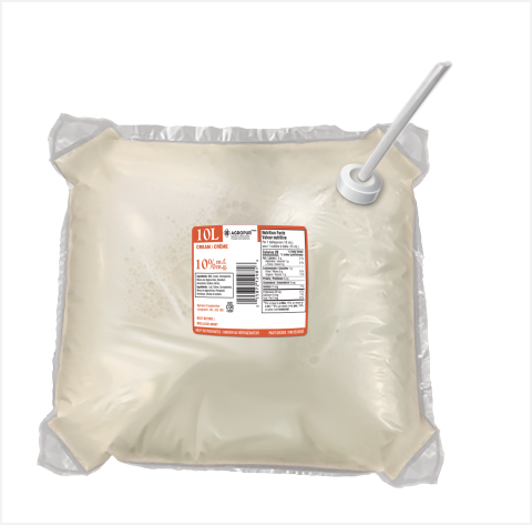 10L 10% CRÈME MOITIÉ & MOITIÉ